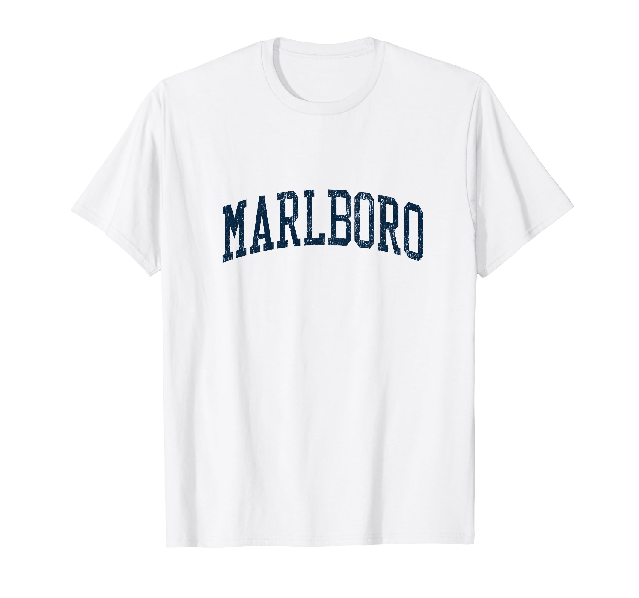 Marlboro Vt Athletic Sports Jsn2 Navy T-Shirt - Trendy Graphic for Adults - T-Shirt, Sweatshirt, Hoodie