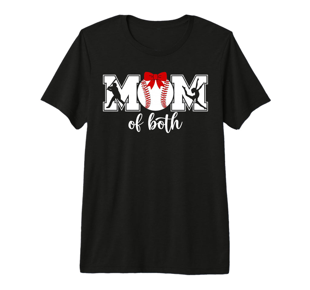Mom Both Proud Baseball And Dance Mom T-Shirt - Unique Graphic Men Women - T-Shirt, Sweatshirt, Hoodie