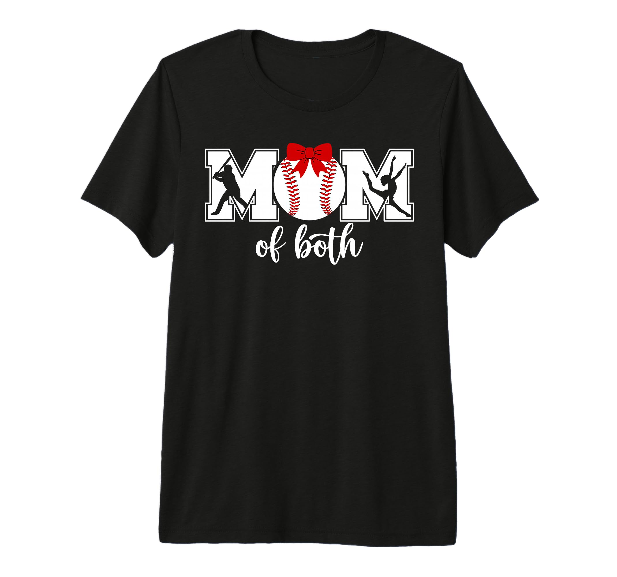 Mom Both Proud Baseball And Dance Mom T-Shirt - Unique Graphic Men Women - T-Shirt, Sweatshirt, Hoodie