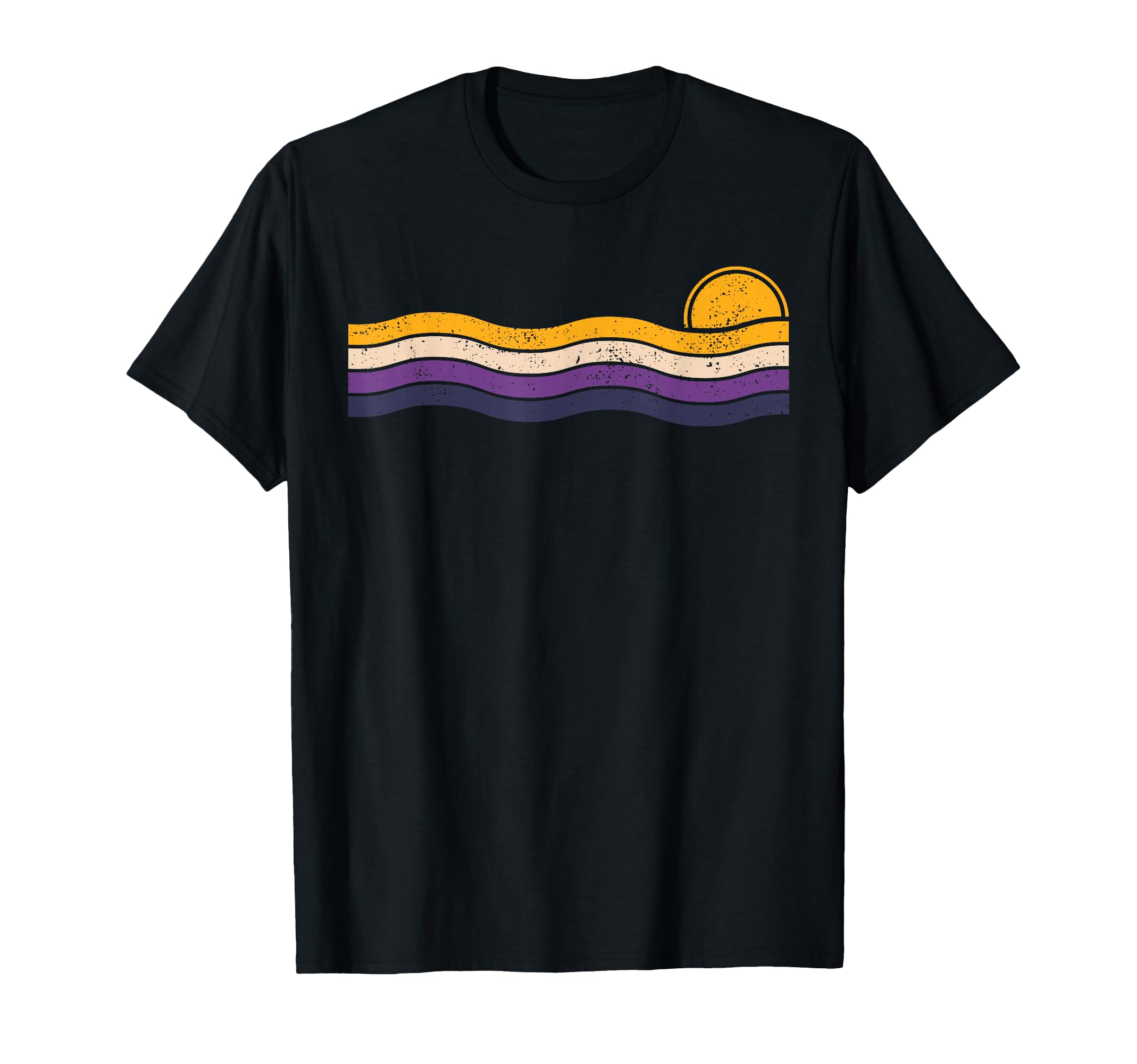 Subtle Nonbinary Pride Flag Sunset T-Shirt - Minimalist Print Men Women - T-Shirt, Sweatshirt, Hoodie