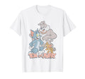 Tom And Jerry Pastel Pals Group Shot T-Shirt - Graphic Print Men Women - T-Shirt, Sweatshirt, Hoodie