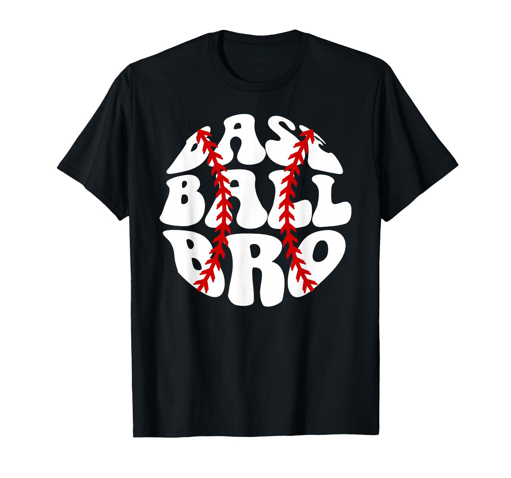 Baseball Bro Groovy Baseball Brother T-Shirt - Unique Graphic for Adults - T-Shirt, Sweatshirt, Hoodie