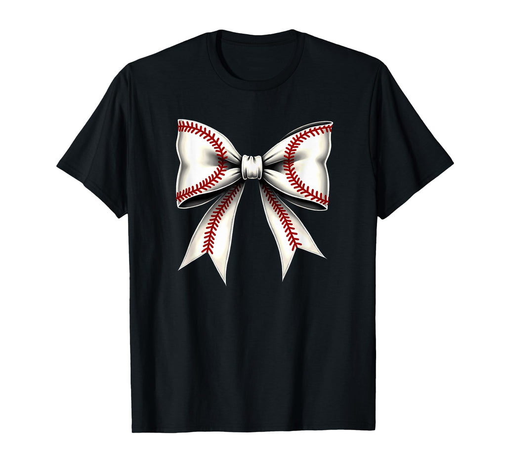 Baseball Coquette Bow Mommy T-Shirt - Aesthetic Graphic Unisex - T-Shirt, Sweatshirt, Hoodie