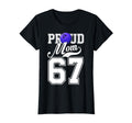 Proud Mom Bowling Player Number 67 Game T-Shirt - Unique Graphic Men Women - T-Shirt, Sweatshirt, Hoodie
