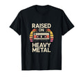 Raised Heavy Metal Cassette Sunset T-Shirt - Novelty Apparel Unisex - T-Shirt, Sweatshirt, Hoodie