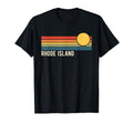 Rhode Island Usa Sunset T-Shirt - Casual Everyday Wear for Adults - T-Shirt, Sweatshirt, Hoodie