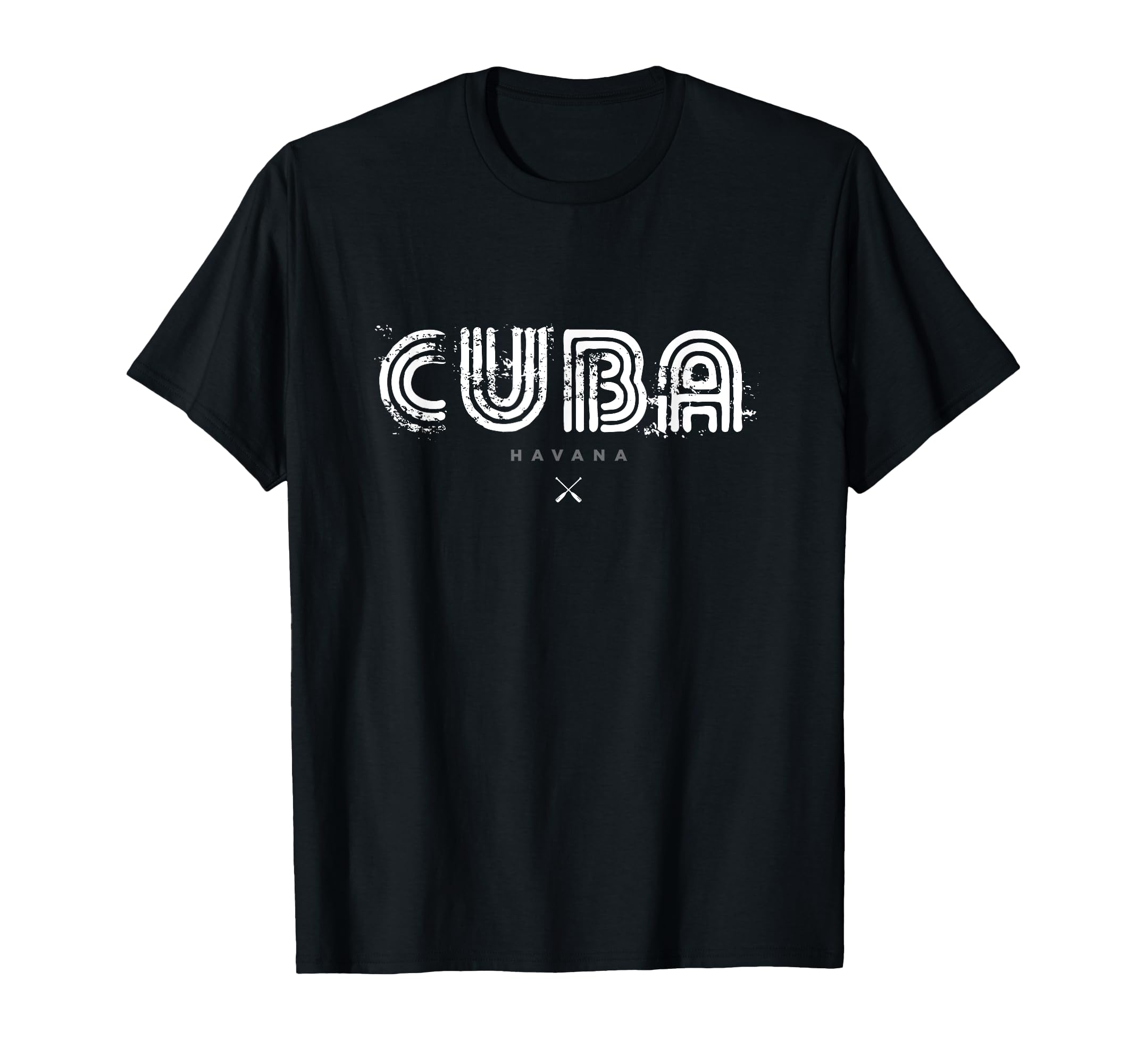 Cuba 70S 80S Type T-Shirt - Fun Novelty Design for Adults - T-Shirt, Sweatshirt, Hoodie