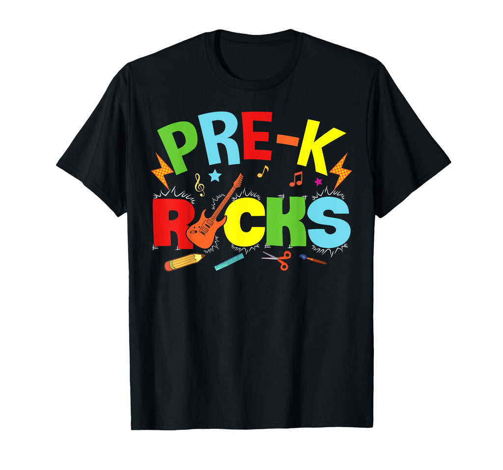 Hello Pre K Rocks Teacher Team T-Shirt - Fun Novelty Design Men Women - T-Shirt, Sweatshirt, Hoodie