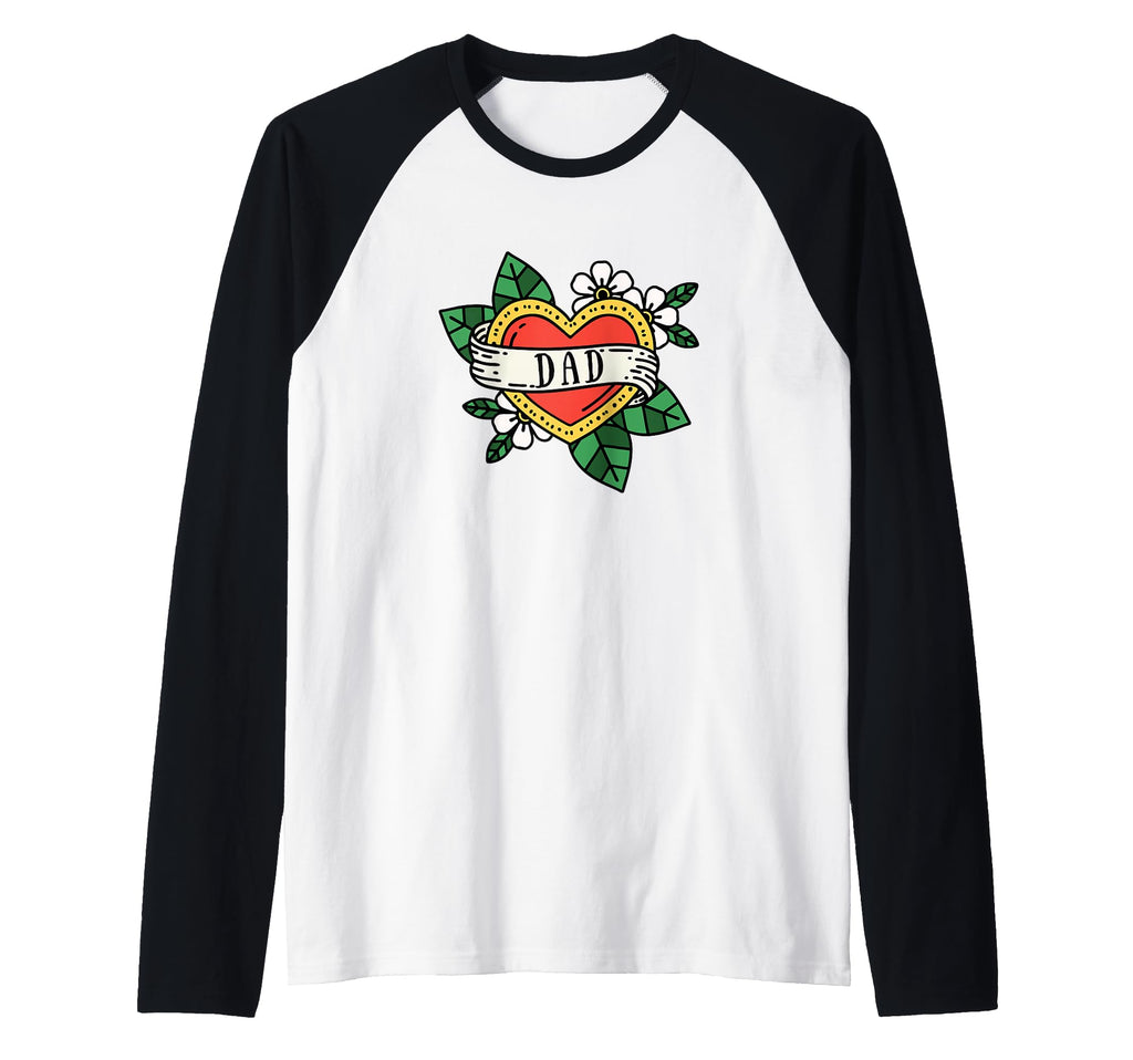 Tattoo Heart Dad Designs And Gifts T-Shirt - Novelty Apparel for Adults - T-Shirt, Sweatshirt, Hoodie