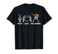 Halloween Skeleton Peace Love Scary T-Shirt - Novelty Apparel Men Women - T-Shirt, Sweatshirt, Hoodie
