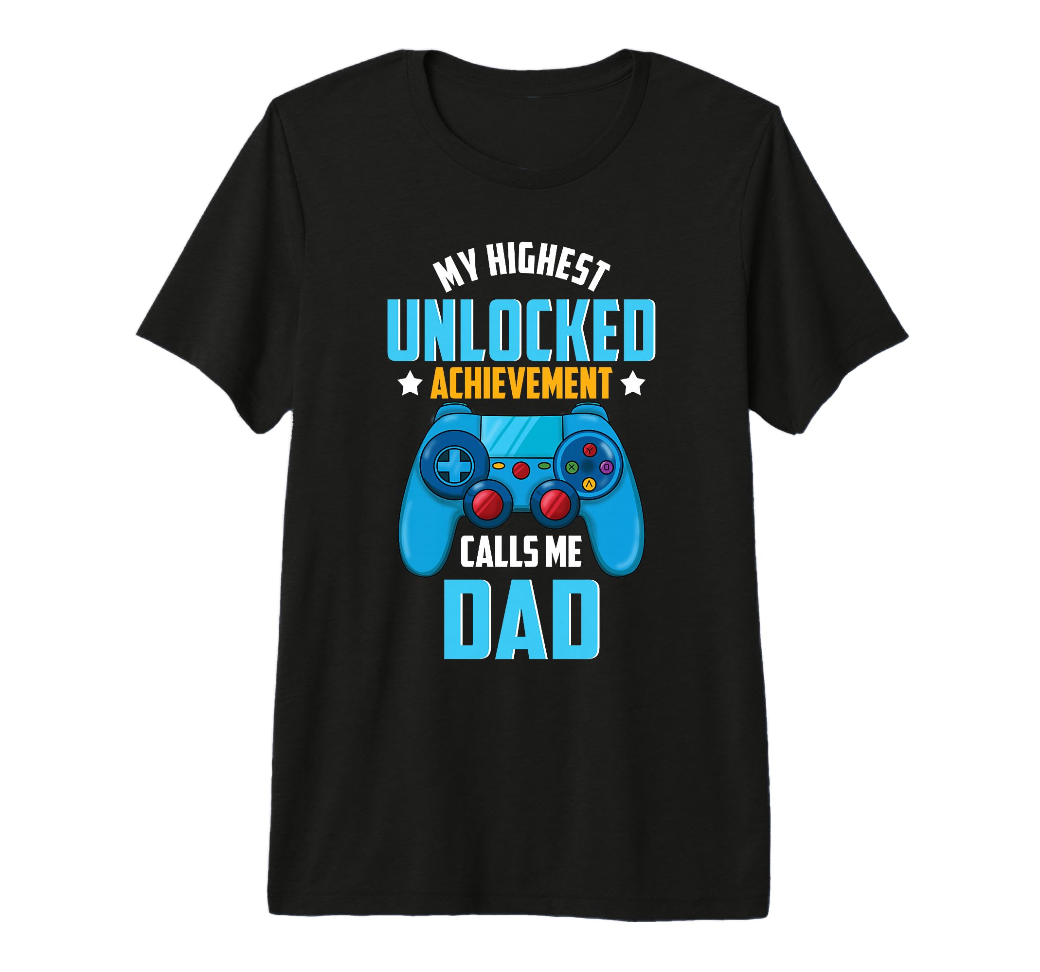 Gamer Dad Unlocked Video Games Funny T-Shirt - Minimalist Print Unisex - T-Shirt, Sweatshirt, Hoodie