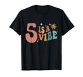 Hippie 5 Is Vibe Birthday Boho Five T-Shirt - Graphic Print for Adults - T-Shirt, Sweatshirt, Hoodie