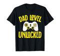 Dad Level Unlocked Gamer Dad T-Shirt - Casual Everyday Wear for Adults - T-Shirt, Sweatshirt, Hoodie