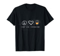 Peace Love And Pumpkin Spice T-Shirt - Fun Novelty Design for Adults - T-Shirt, Sweatshirt, Hoodie