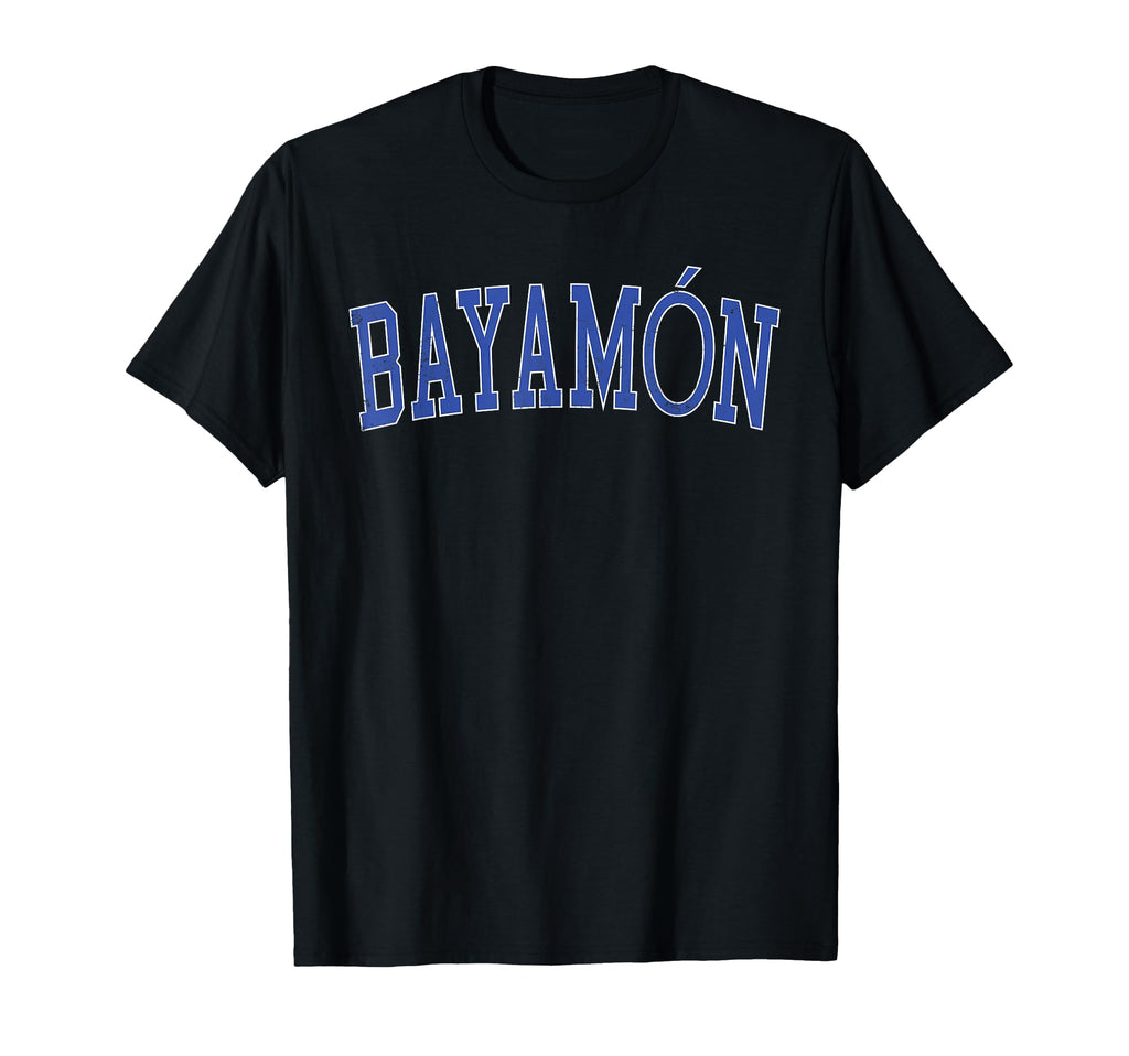 Bayam N Pr Distressed Blue Varsity T-Shirt - Graphic Print Unisex - T-Shirt, Sweatshirt, Hoodie