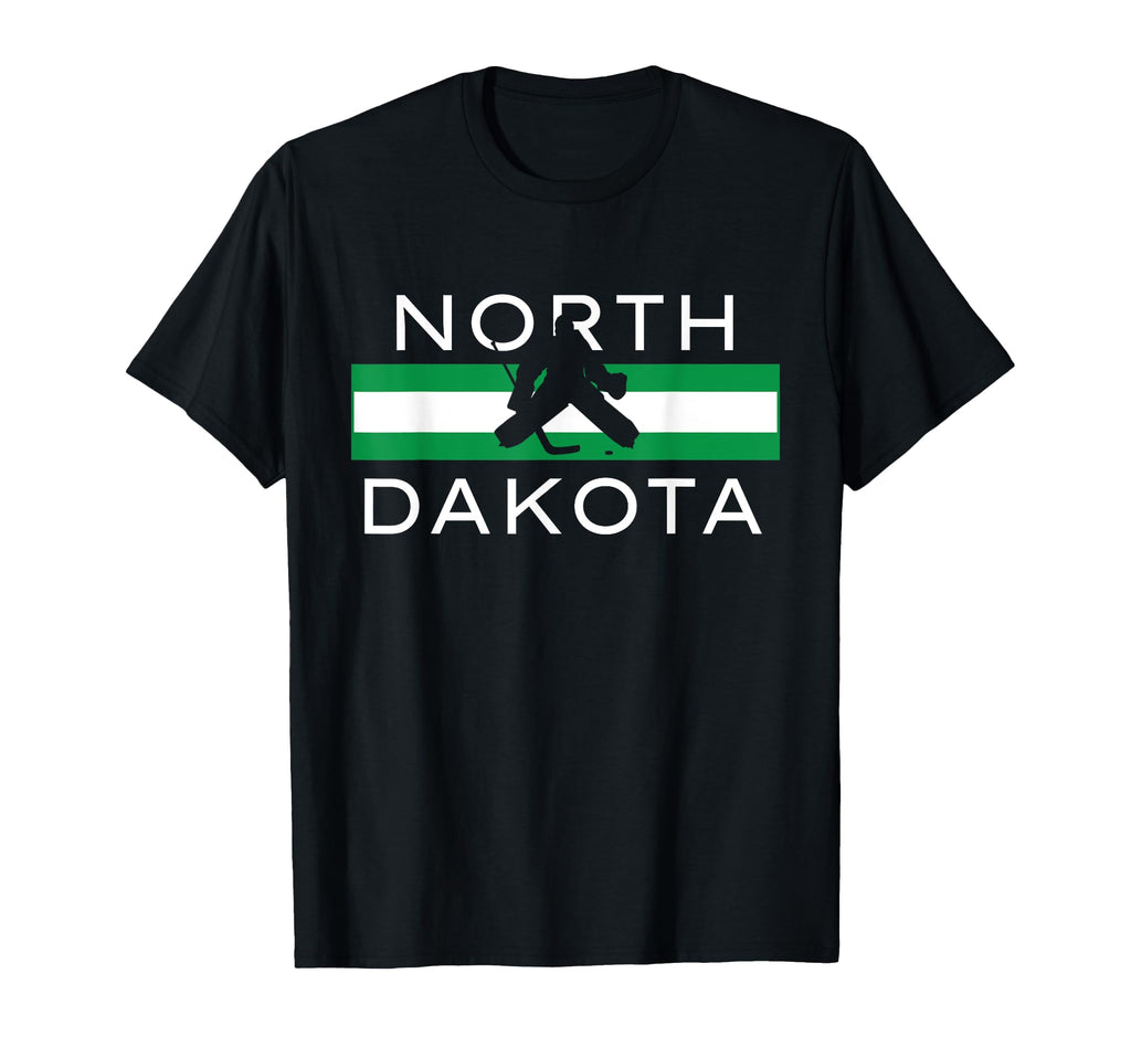 North Dakota Goalie Ice Hockey T-Shirt - Casual Everyday Wear Men Women - T-Shirt, Sweatshirt, Hoodie