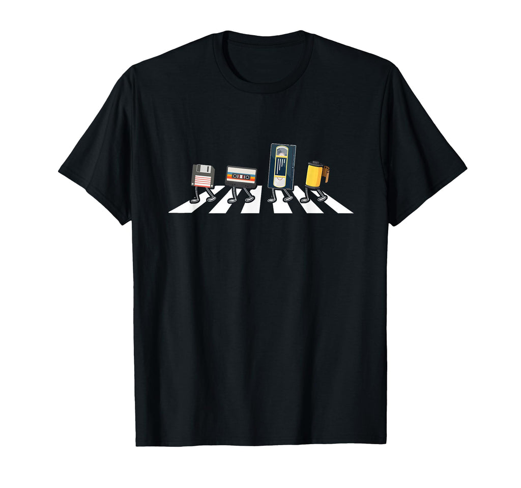 Vhs Cassette Tape Floppy Disc Funny T-Shirt - Aesthetic Graphic for Adults - T-Shirt, Sweatshirt, Hoodie