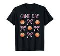 Basketball Game Day Coquette Mom T-Shirt - Fun Novelty Design Men Women - T-Shirt, Sweatshirt, Hoodie
