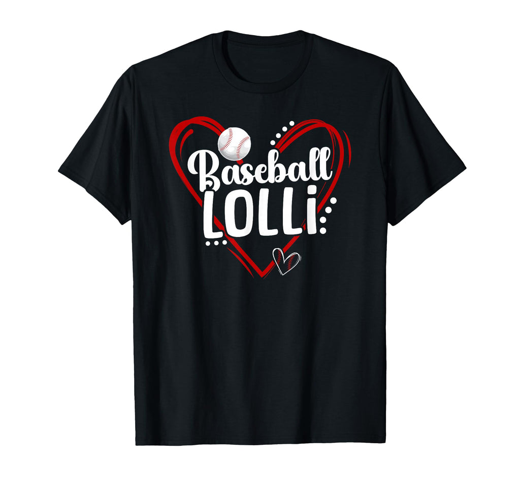 Baseball Lolli Heart Lolli T-Shirt - Casual Everyday Wear for Adults - T-Shirt, Sweatshirt, Hoodie