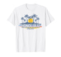 Honolulu Hawaii Beach Sunset Hawaiian T-Shirt - Trendy Graphic for Adults - T-Shirt, Sweatshirt, Hoodie