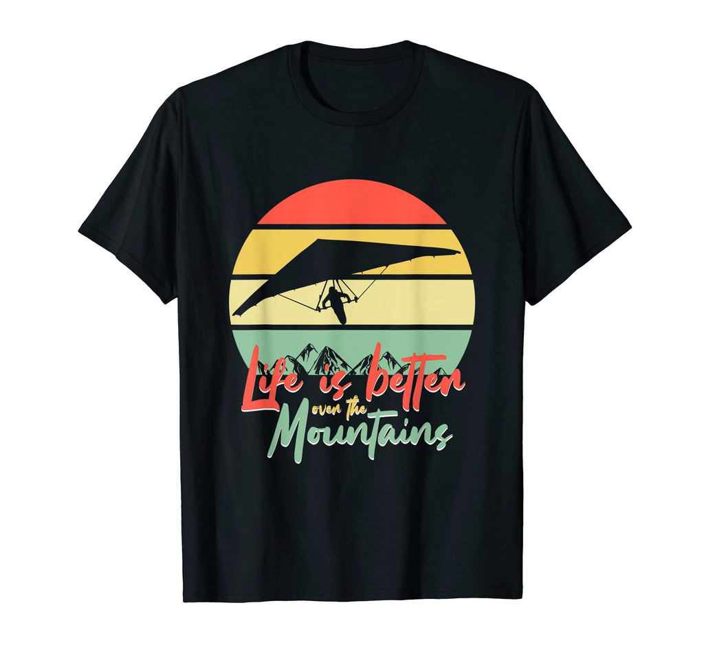 Hang Glider Sunset Delta Glider T-Shirt - Custom Art Print Unisex - T-Shirt, Sweatshirt, Hoodie