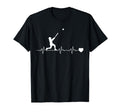 Baseball Player Heartbeat Pulse Game T-Shirt - Minimalist Print Men Women - T-Shirt, Sweatshirt, Hoodie