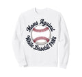 Moms Against White Baseball Pants Sweatshirt - Graphic Print for Adults - T-Shirt, Sweatshirt, Hoodie