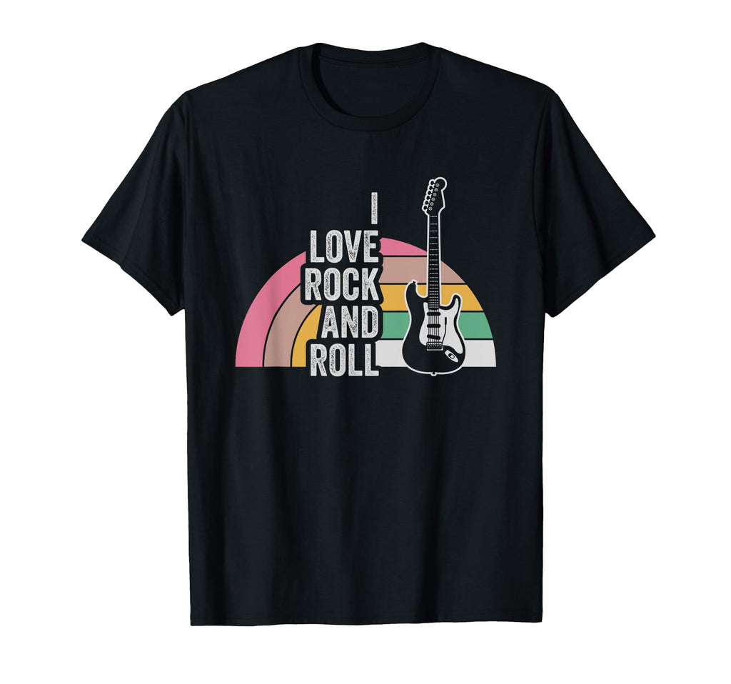 I Love Rock And Roll Music Vibes T-Shirt - Aesthetic Graphic for Adults - T-Shirt, Sweatshirt, Hoodie