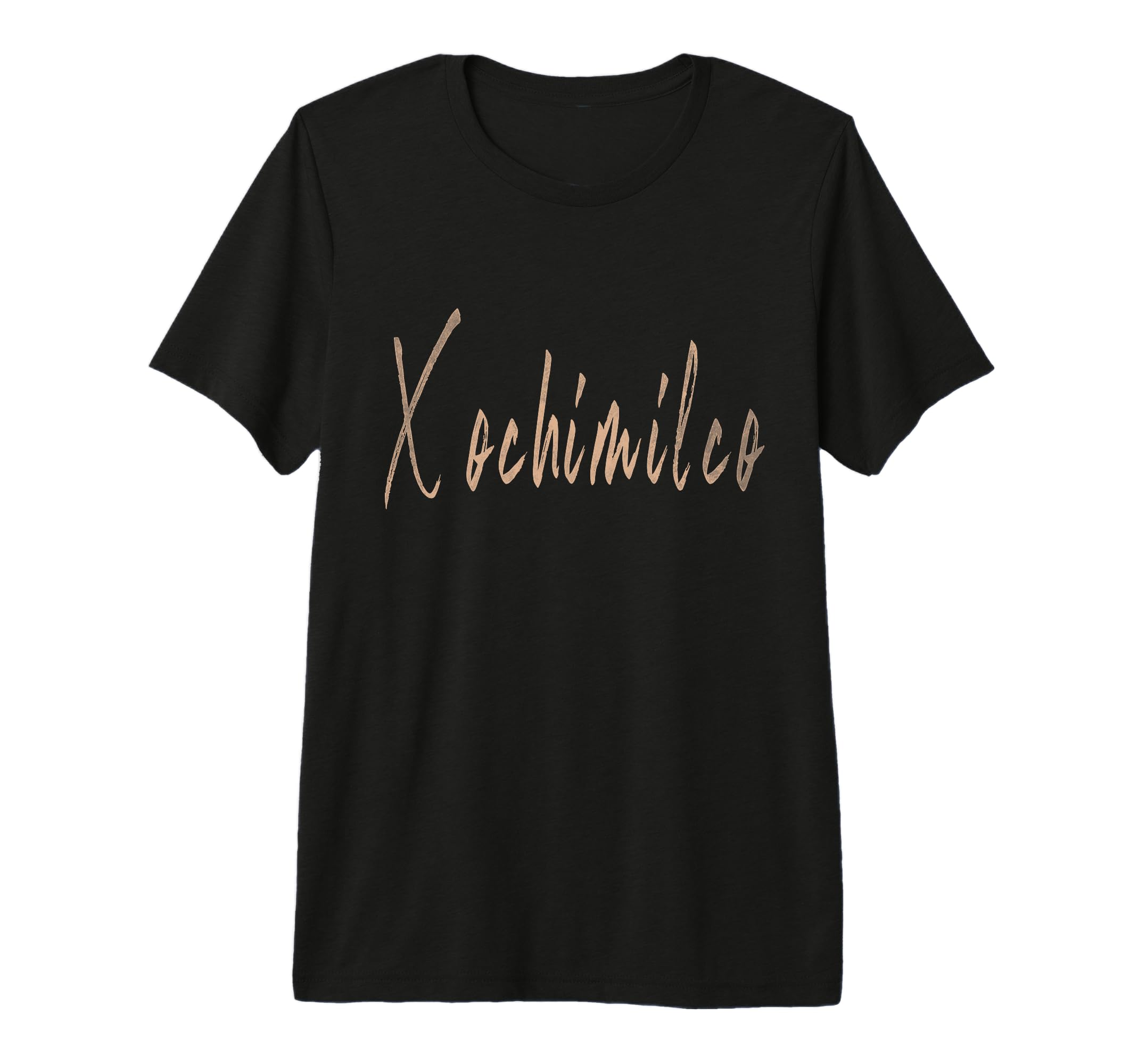Xochimilco Mexico Elegant Tri Blend T-Shirt - Custom Art Print Men Women - T-Shirt, Sweatshirt, Hoodie