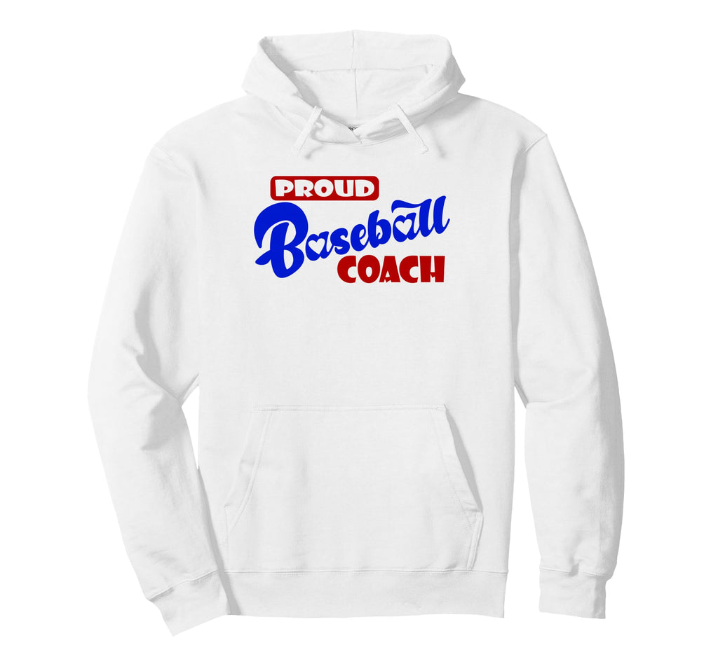 Proud Baseball Coach Game Day Hoodie - Minimalist Print for Adults - T-Shirt, Sweatshirt, Hoodie