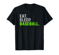 Eat Sleep Baseball Repeat T-Shirt - Aesthetic Graphic Unisex - T-Shirt, Sweatshirt, Hoodie