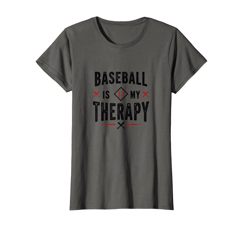 Baseball Is My Therapy Motivational T-Shirt - Unique Graphic for Adults - T-Shirt, Sweatshirt, Hoodie