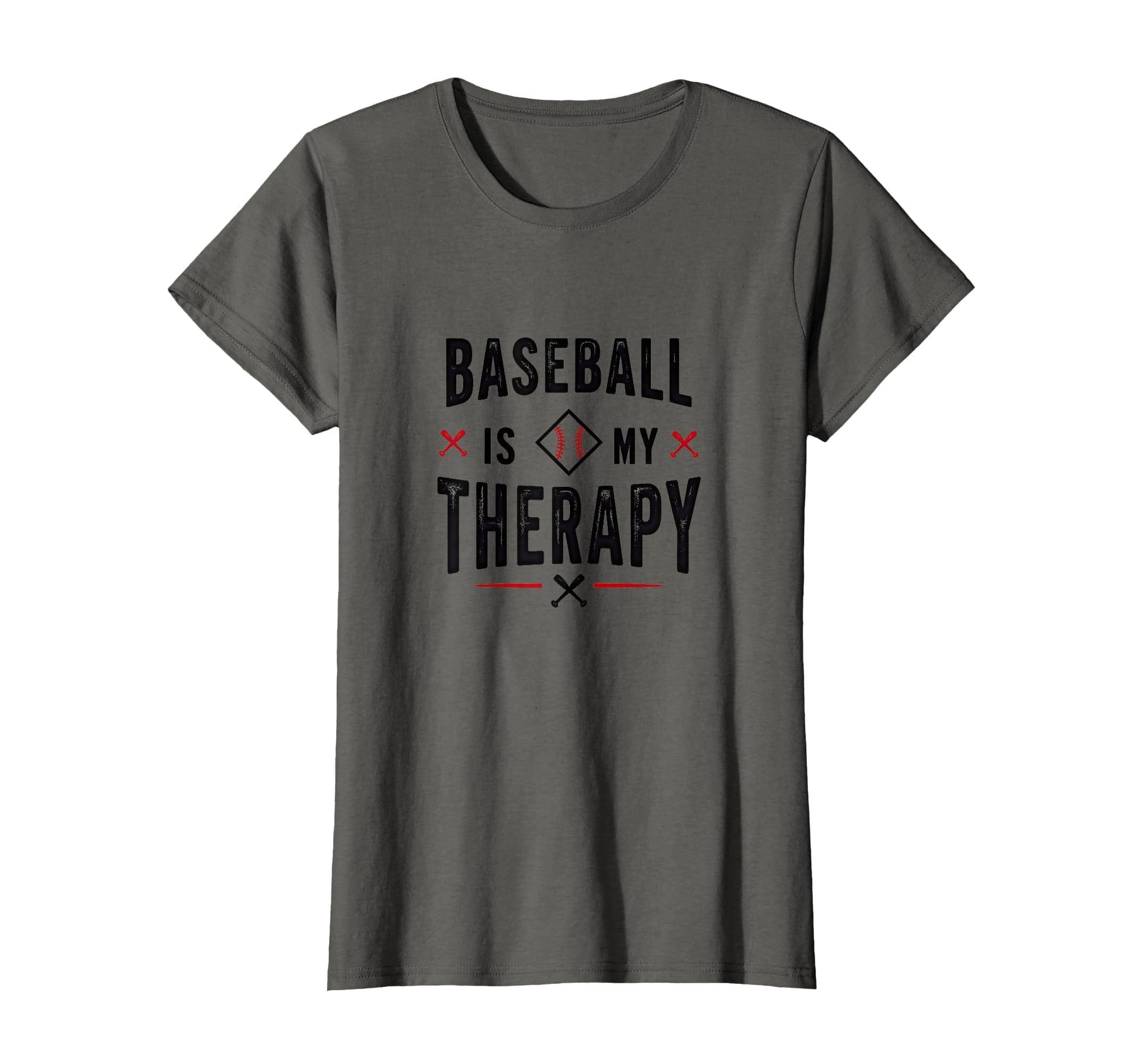 Baseball Is My Therapy Motivational T-Shirt - Unique Graphic for Adults - T-Shirt, Sweatshirt, Hoodie