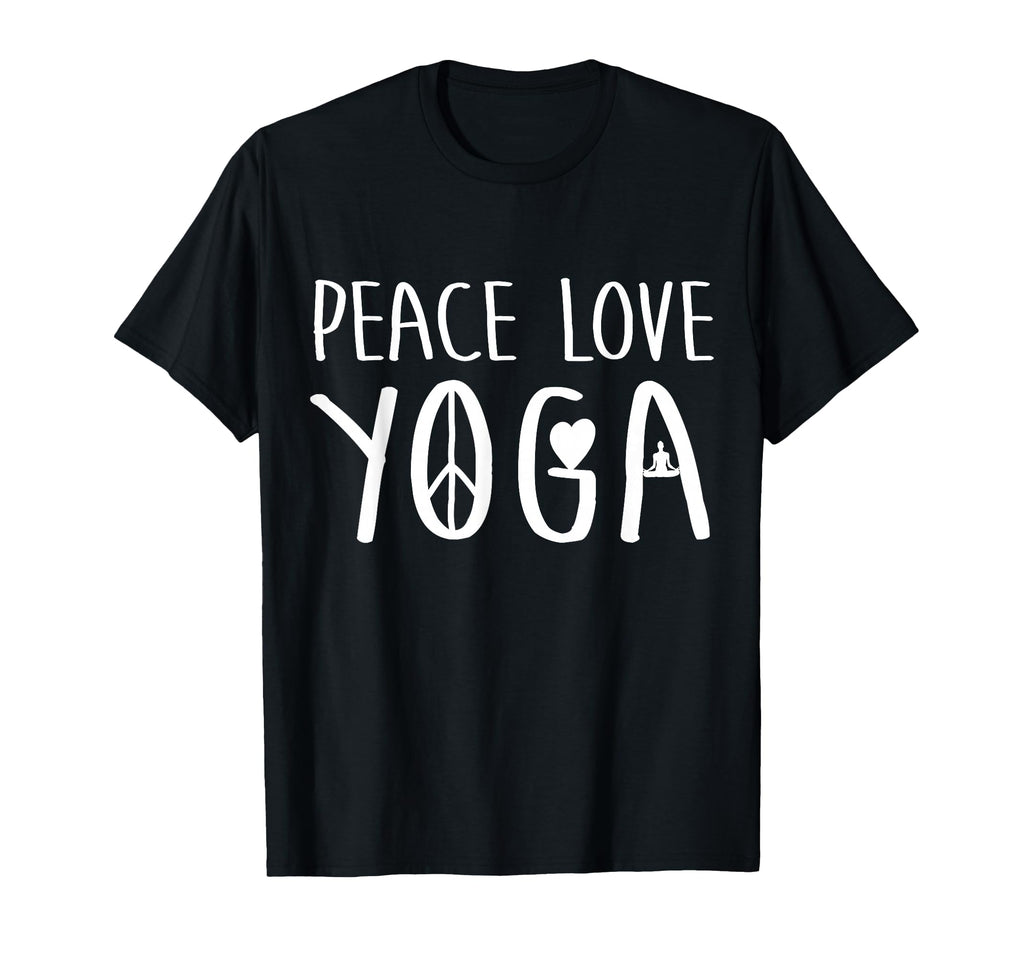 Yogi Peace Love Yoga T-Shirt - Novelty Apparel Men Women - T-Shirt, Sweatshirt, Hoodie