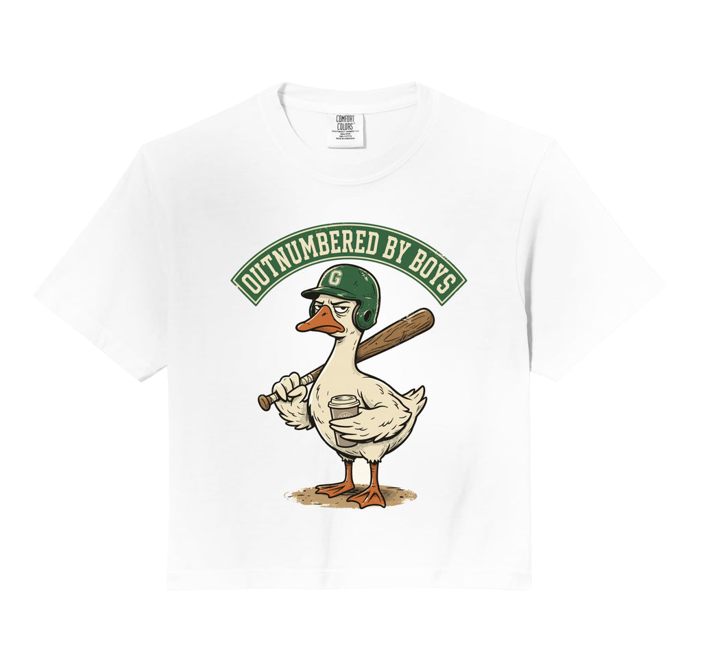 Outnumbered Mom Goose Baseball Mama Sweatshirt - Custom Art Print Unisex - T-Shirt, Sweatshirt, Hoodie