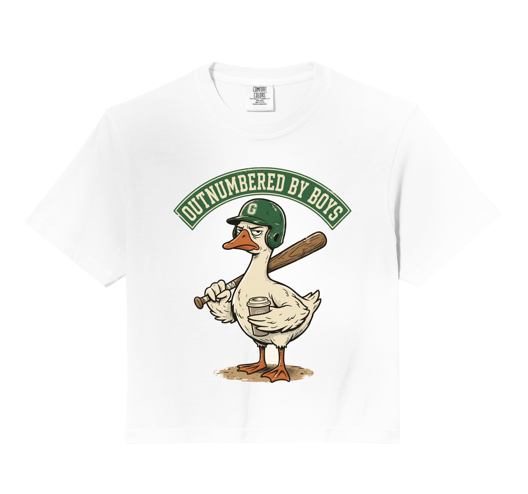 Outnumbered Mom Goose Baseball Mama Sweatshirt - Custom Art Print Unisex - T-Shirt, Sweatshirt, Hoodie