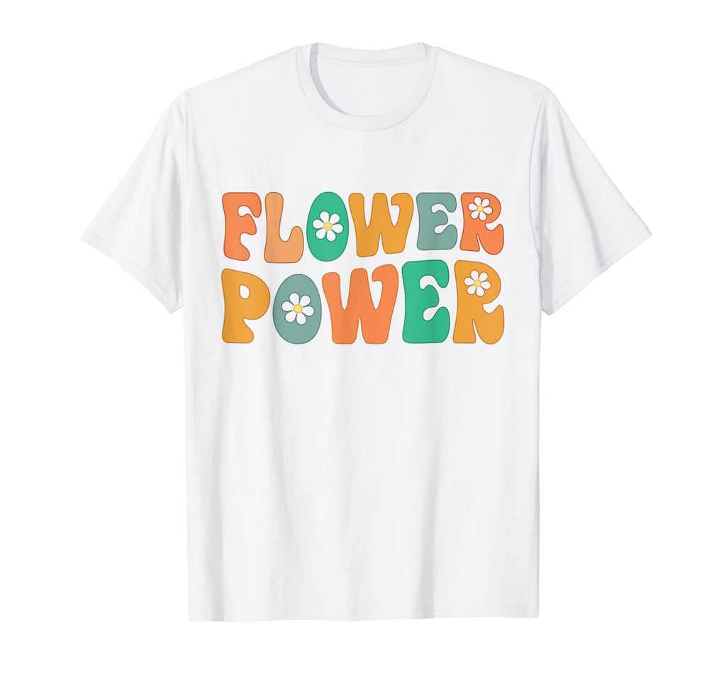 Flower Power Hippie 60S 70S Sunflower T-Shirt - Trendy Graphic Men Women - T-Shirt, Sweatshirt, Hoodie