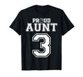 Number 3 Custom Proud Basketball Aunt T-Shirt - Graphic Print for Adults - T-Shirt, Sweatshirt, Hoodie