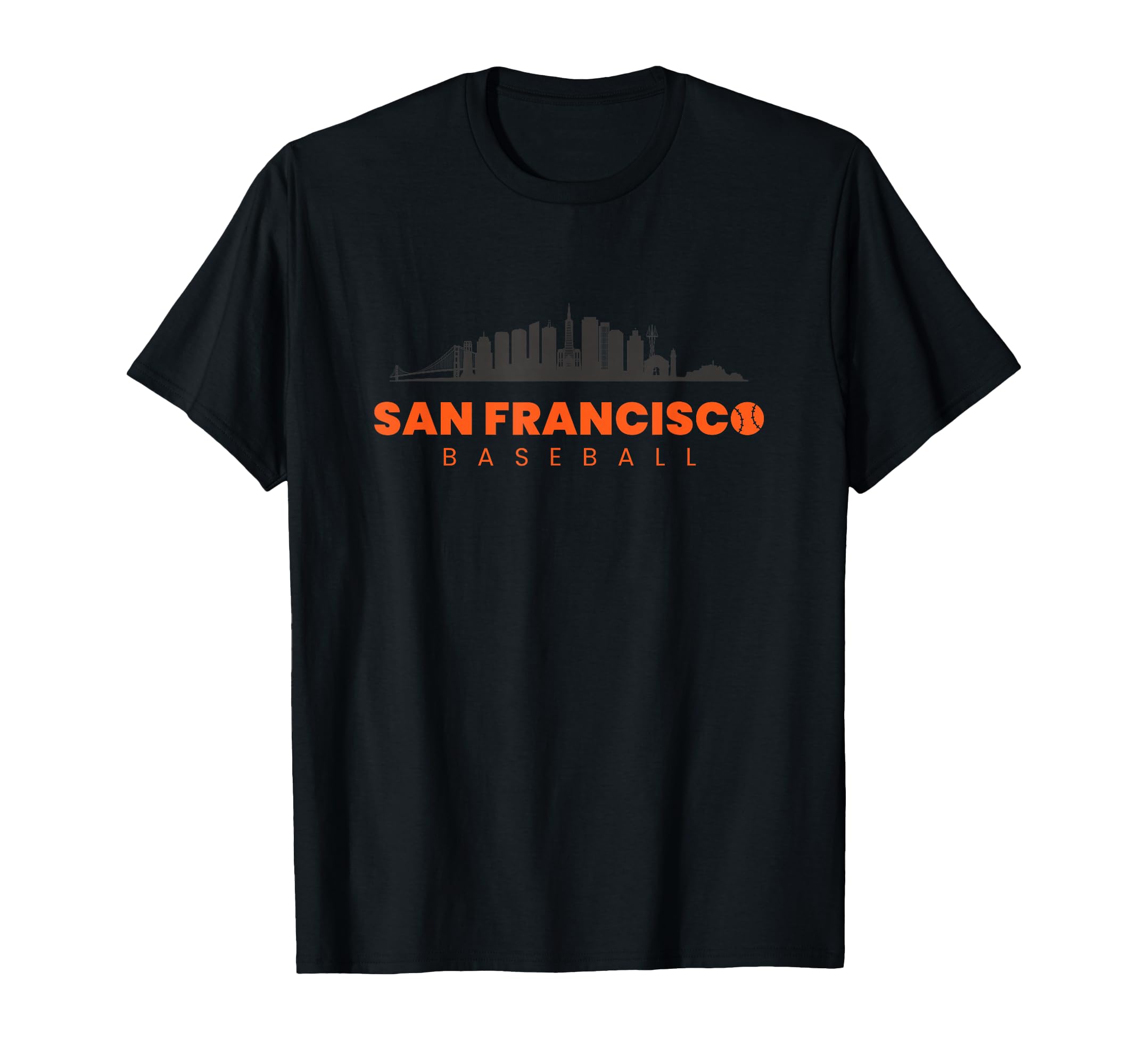 San Francisco Baseball City Skyline T-Shirt - Novelty Apparel Men Women - T-Shirt, Sweatshirt, Hoodie