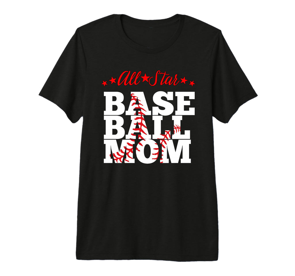 All Star Baseball Mom Tri Blend Sweatshirt - Casual Everyday Wear Men Women - T-Shirt, Sweatshirt, Hoodie
