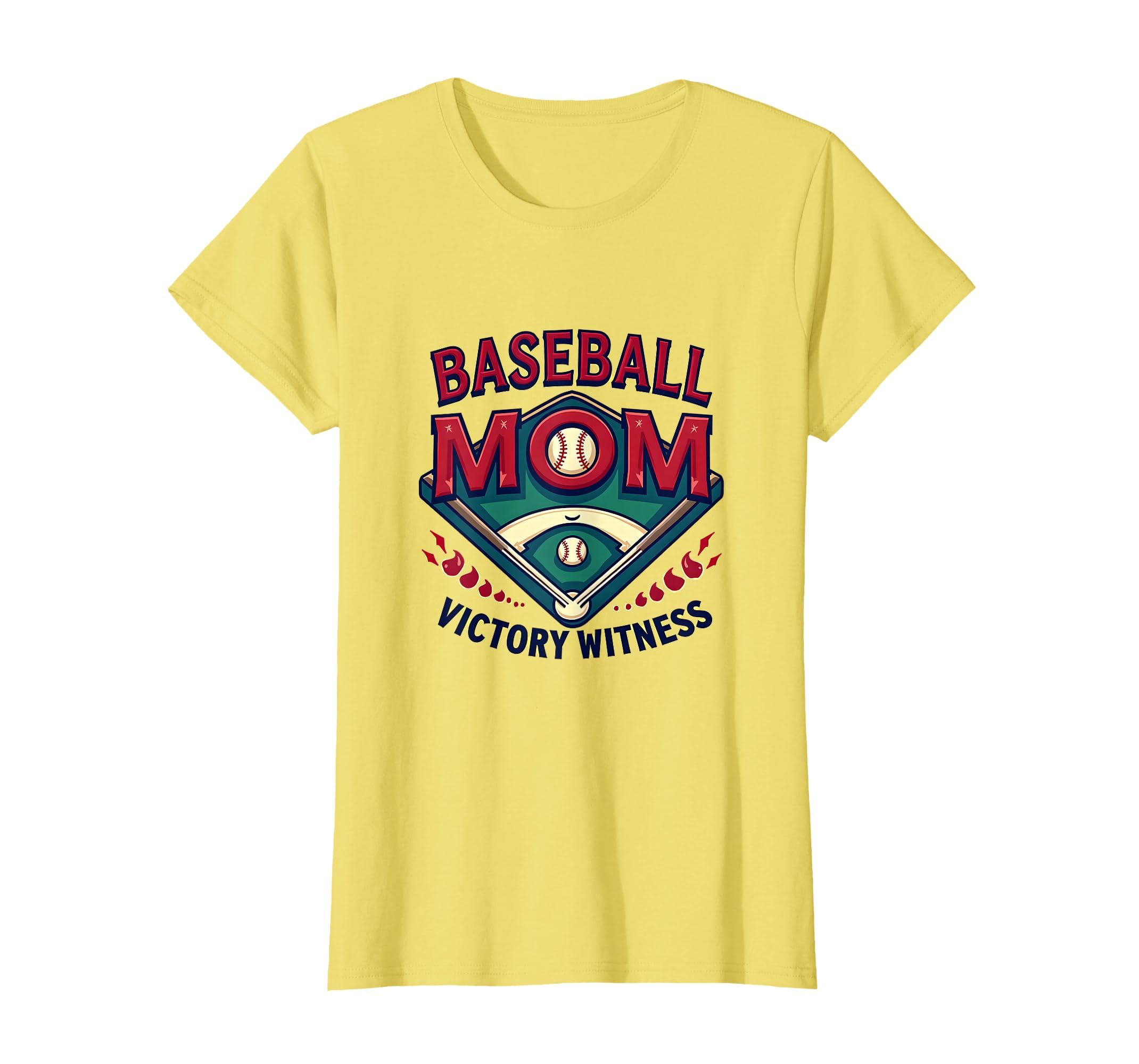 Baseball Mom Victory Witness Proud T-Shirt - Graphic Print for Adults - T-Shirt, Sweatshirt, Hoodie