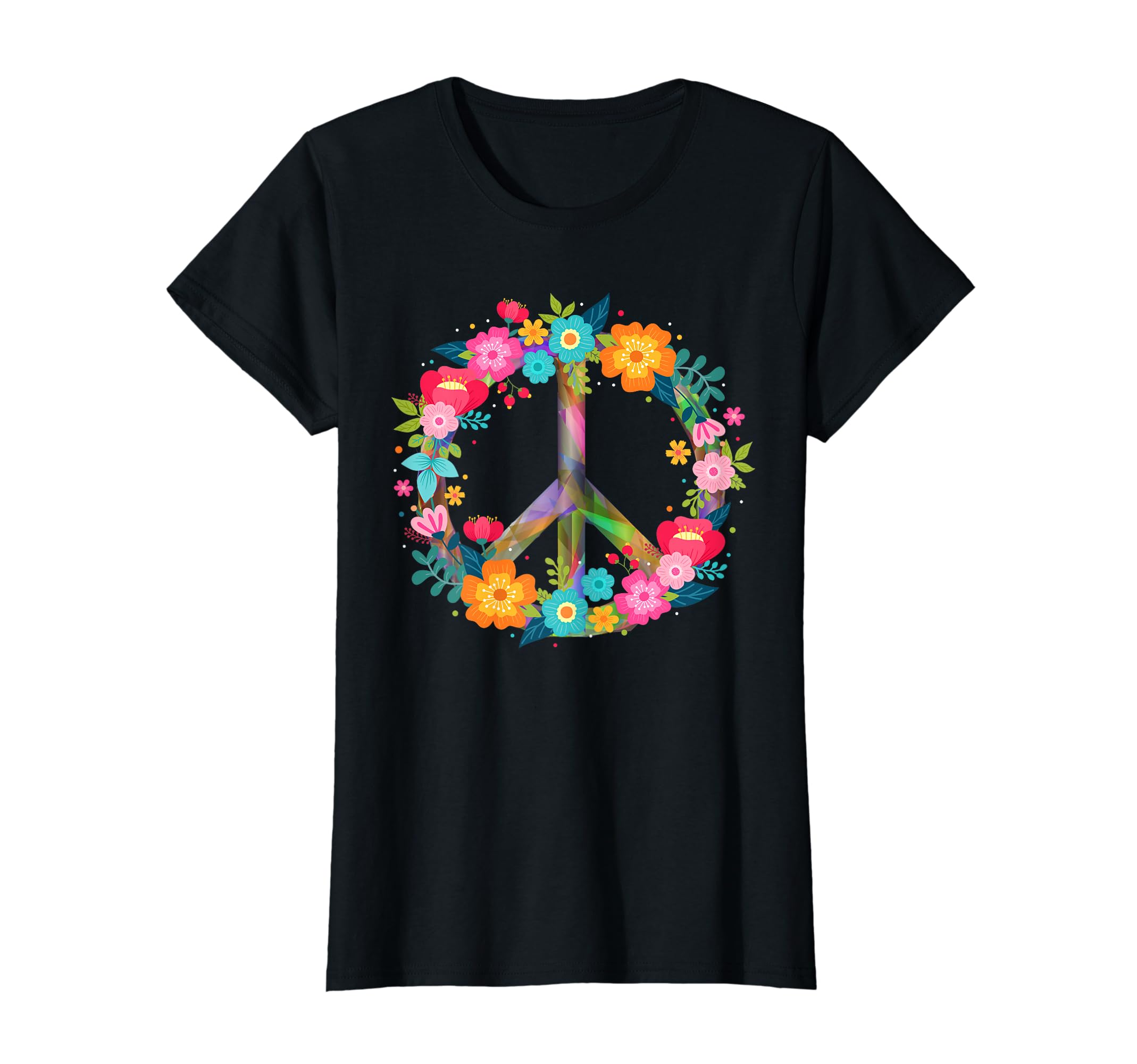 Peace Love Hippie Costume Tie Die 60S T-Shirt - Trendy Graphic for Adults - T-Shirt, Sweatshirt, Hoodie