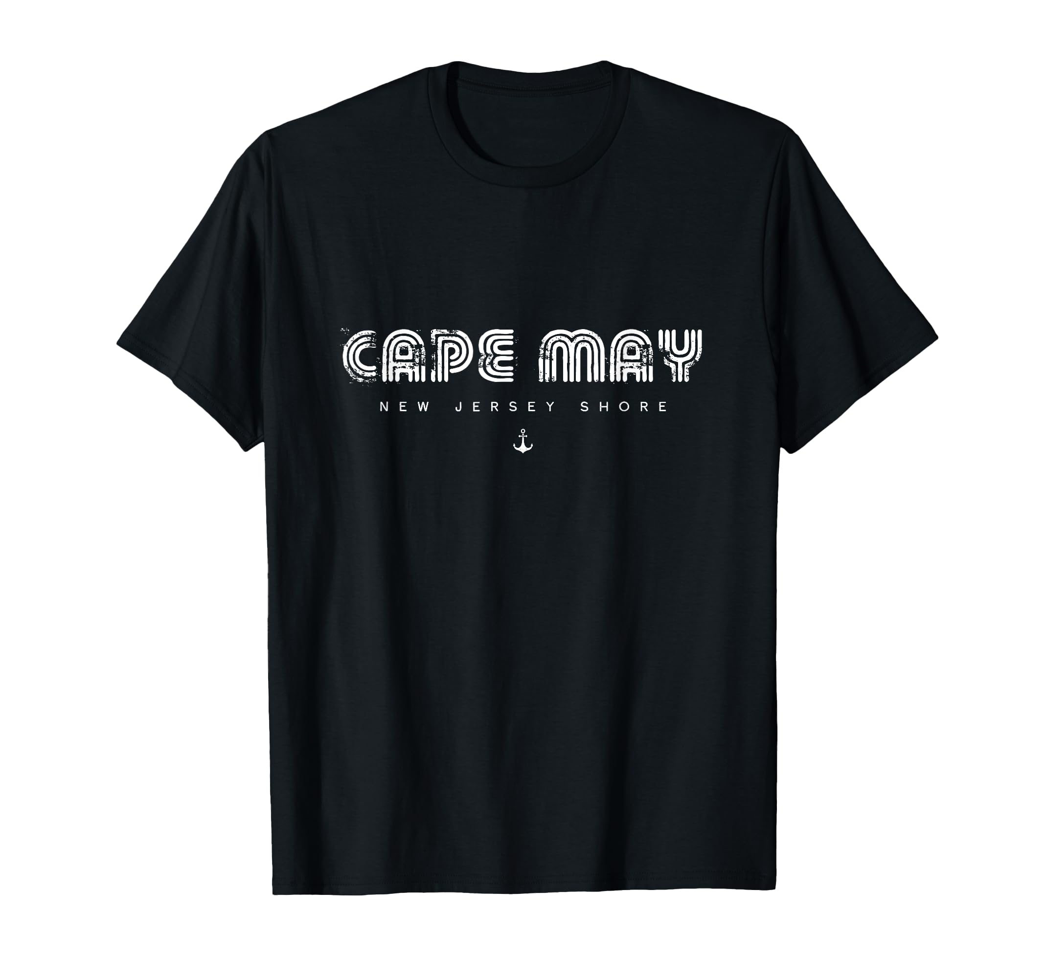 Cape May Nj 70S 80S Type T-Shirt - Aesthetic Graphic Men Women - T-Shirt, Sweatshirt, Hoodie