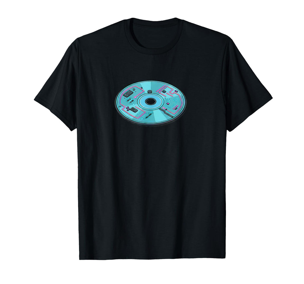 90S Digital Cd Computer T-Shirt - Casual Everyday Wear Men Women - T-Shirt, Sweatshirt, Hoodie
