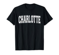 Charlotte Nc North Carolina Usa Sports T-Shirt - Trendy Graphic for Adults - T-Shirt, Sweatshirt, Hoodie