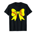 Softball Coquette Aesthetic Bow Sport T-Shirt - Custom Art Print Unisex - T-Shirt, Sweatshirt, Hoodie