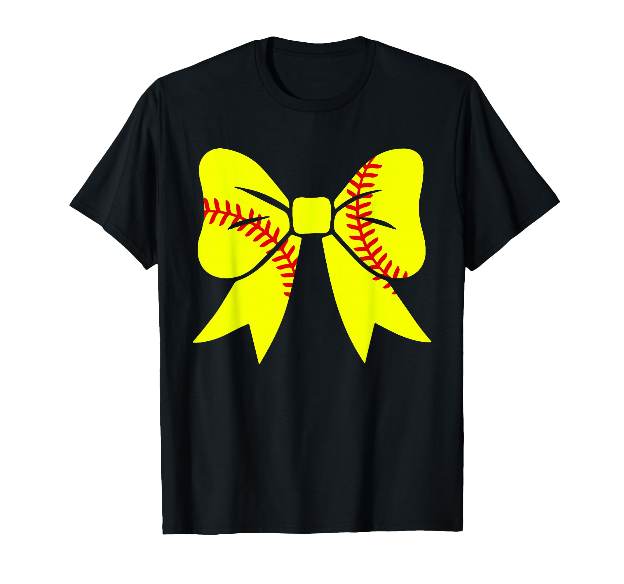 Softball Coquette Aesthetic Bow Sport T-Shirt - Custom Art Print Unisex - T-Shirt, Sweatshirt, Hoodie