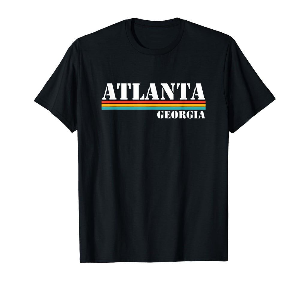 Atlanta Georgia Stripes T-Shirt - Graphic Print Men Women - T-Shirt, Sweatshirt, Hoodie