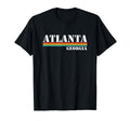 Atlanta Georgia Stripes T-Shirt - Graphic Print Men Women - T-Shirt, Sweatshirt, Hoodie