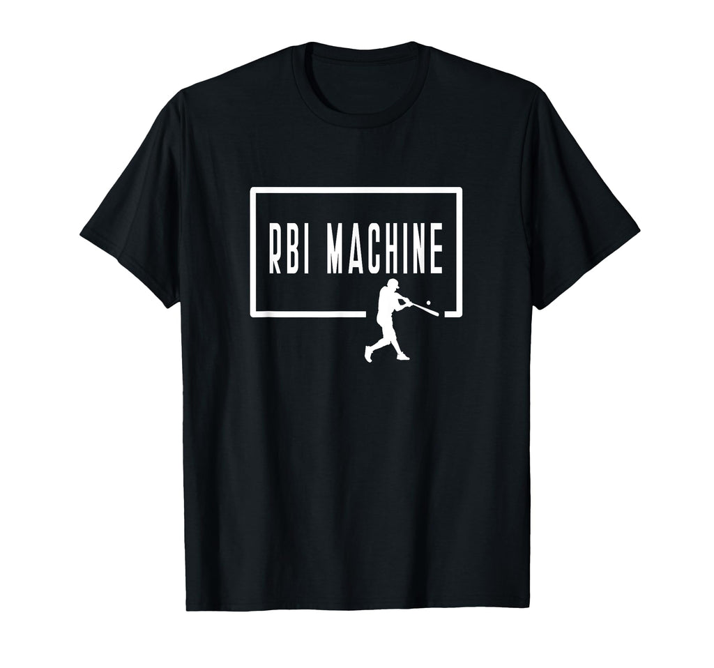 Rbi Machine Baseball Batter Homerun T-Shirt - Casual Everyday Wear Unisex - T-Shirt, Sweatshirt, Hoodie